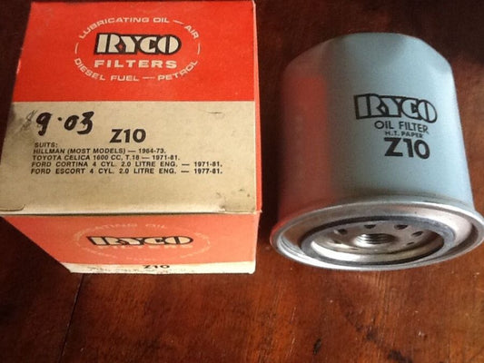 Oil Filter, Ryco, Suits Gemini, Chrysler, - Vintage - Brand New