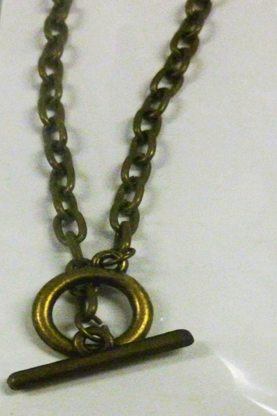 Antique Bronze Plated Oval Link Chain Necklace 5 x 3mm, 1 metre