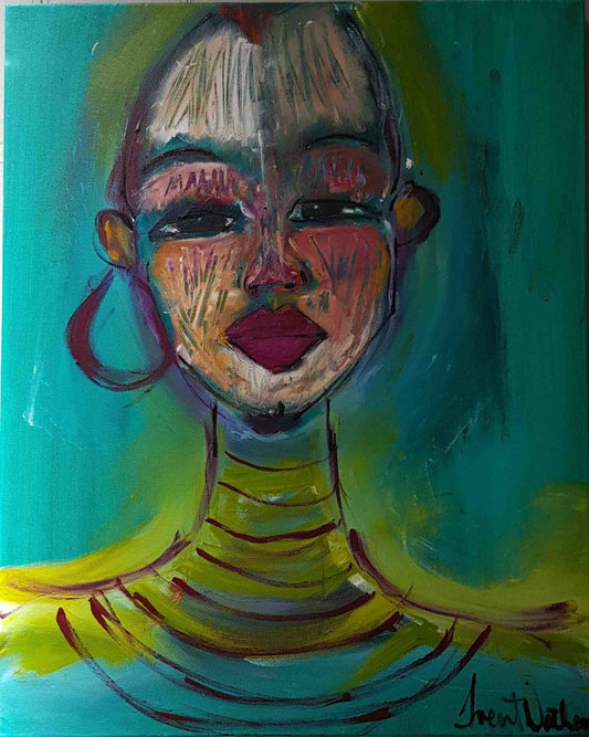 Maasai with Earring by TRENT NATHAN