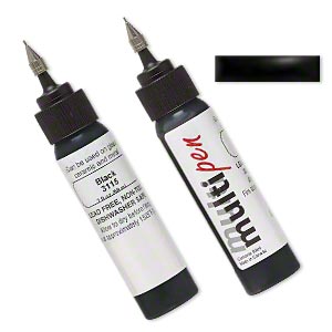 Multipen, enamel, black, 0.4mm applicator tip included. Sold per 2-fluid ounce bottle, 59mls