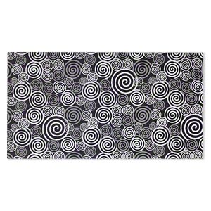Paper, cotton fiber, multicolored, 11x6 inch rectangle with single-sided swirl design. Sold per pkg of 2 sheets.