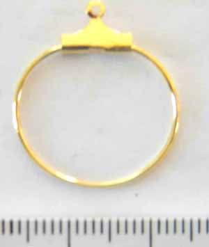Ear Hoops, 20mm, 10 pcs ass platings