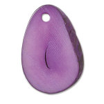 Tagua Nut Pendant,  Amethyst