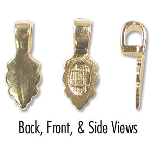 Gold Plated Bail, 6 x 15mm, Bag of 25,  Aanraku®