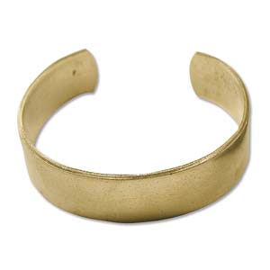 Brass Beading Cuff .75 inch wide