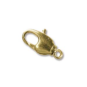 Lobster Clasp Swivel Gold Plate 12pcs