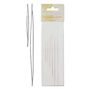 Beading Needles Large Eye pack of 6 (asst) -  The Beadsmith
