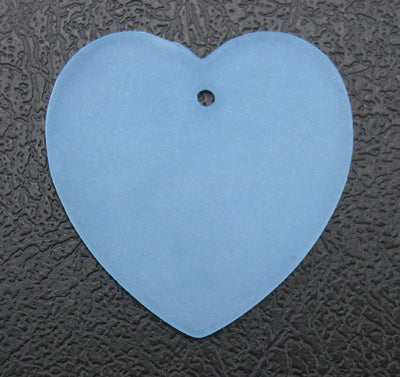 Heart Charms, 22mm, Blue 20pcs,