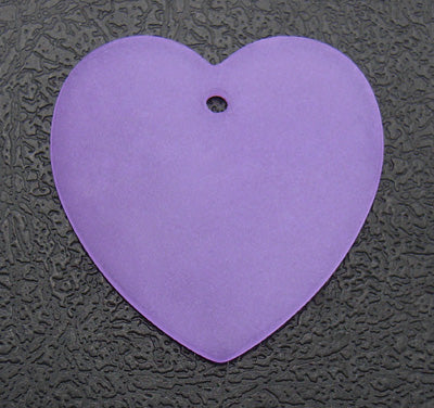 Heart Charms, 22mm, Purple 20pcs,