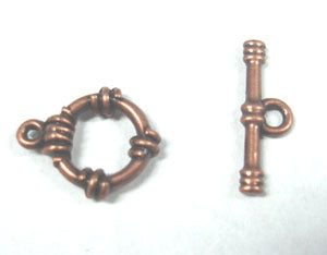 Toggles Small, Copper Plate, 6 sets