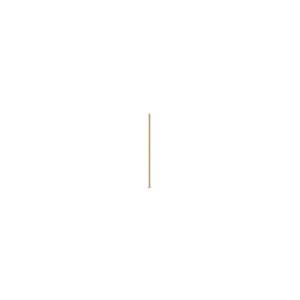 Pre Order Head Pins .020 dia x 1inch (23mm) Gold Plate  144 pcs