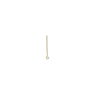 Pre Order Eye Pins .020 dia x 1inch gold plate 144 pcs