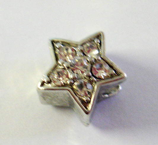 Pandora Style Metal Beads, Star