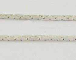 Antique Silver Snake Chain, 0.9mm x .6mm, 1.1mm thick, 5 metres