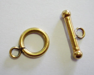 Brass Raw Toggle, 20 mm, 5 sets