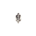 Antique Silver Metal Bead Barrel Spacer, 5.6mm, hole 4mm, 1pc