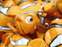 Disney Finding Nemo Fish Clownfish Figures Pendant, 1pc