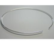 Tiara Wire Frame, silver plate 1pc 12cm