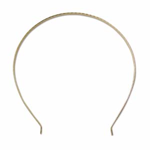 Tiara Wire Frame, Gold Plate, 1pc