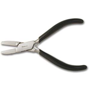 Double Nylon Jaw Flat Nose 120mm black handle Plier  - Beadsmith