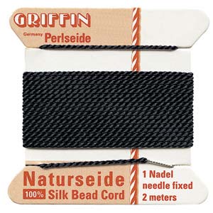Griffin Silk Cord Black, No. 3