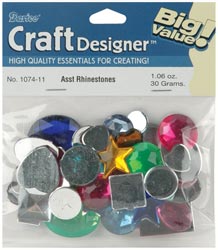 Rhinestone Shapes 30 Grams