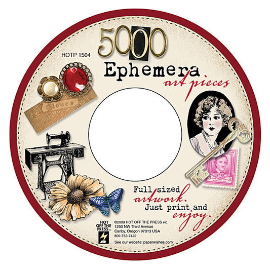5,000 images  Ephemera images Art CD