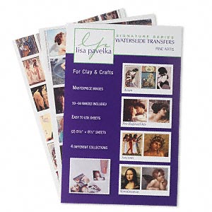 Image transfer, Waterslide Transfer by Lisa Pavelka, Fine Art Collection,. Sold per pkg of 2, approx 50-60 images