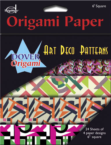 Origmai Paper Art Deco Patterns 6", 24 sheets
