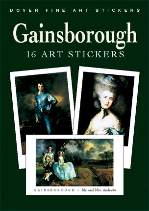 Sticker Book - Gainsborough: 16 Art Stickers - Thomas Gainsborough
