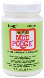 Paper Gloss Finish 8 oz, (236 mls) - Mod Podge