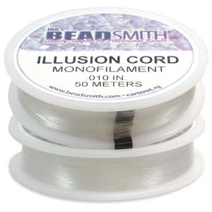 Illusion Cord .010 dia, 50 metre spool 6lb test