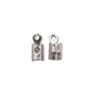 Fold Over Connectors, 4.5mm Nickel Plate, 144pcs