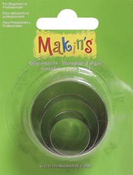 Clay Cutters 3/Pkg - Round - Makin's