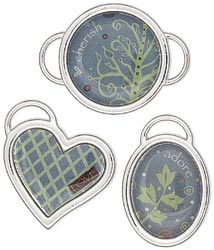 Blue Moon Poetiques Metal Graphic Charms 3 pcs