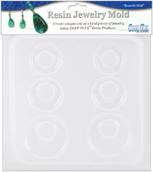 Deep Flex Resin Jewellery Reusable Plastic Mold 6-1/2"x7" - Earrings 3 Pairs