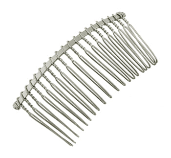 Hair Comb Wire, Nickel Plate, 37mm wide, 120mm long  5pcs, larger size
