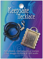 Antique Silver, Keepsake Necklace 1/Pkg Includes 36" of black cording plus the cord attachments and clasp.