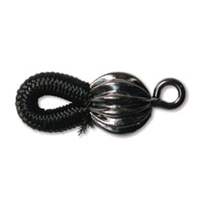 Eye Glass End with 7mm Ball, Black Nickel, 3 pairs