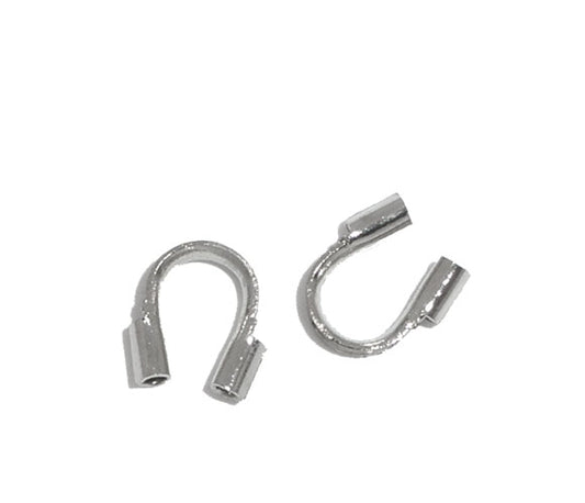 Wire Guardian Wire Protectors 5x5mm Antique Silver, 200pcs