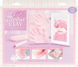 Sculpey - Keepsake Clay Frame Set, Girl (Pink)