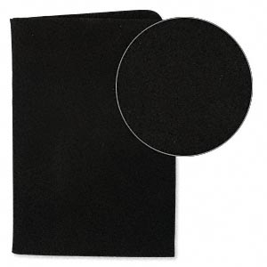Leather scrap, black, approximately 9-1/4x3-1/2 inches. 1pc