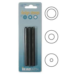 Punch Set, Circles, 1.5mm, 3.2mm. 4.8mm, by Beadsmith