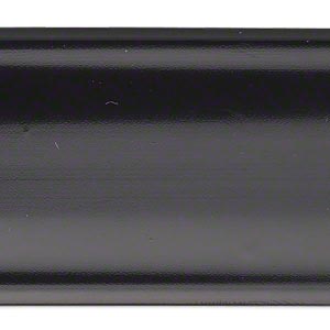 Friendly Plastic®, plastic, opaque metallic solid black with black base, 1pc