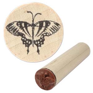 Rubber Stamp Block, 1/2inch, Butterfly mini