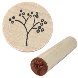 Rubber Stamp Block, 1/2inch, Berry Branch mini