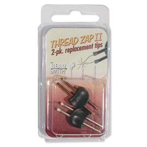 The Beadsmith Thread Zap 11 - 2 replacement tips -for TZ1300 and TZ1500