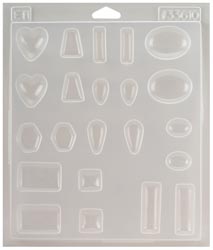 Castin' Craft Resin Jewellery Reusable Plastic Mold  - Assorted 11 shapes