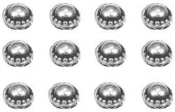 Display Trim Studs, Antique silver, 12/Pkg - 7 Gypsies