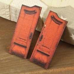 Wood Doors Embellishment 4" 2/Pkg - Style 6
